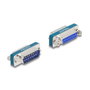 DeLOCK Filtro de supresión de interferencias RF/EMI D-Sub 15 pin macho a hembra Plata