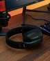 Krom Auriculares Gaming Kanji Inalámbricos Bluetooth 5.3 y Alámbricos Diadema PC PS5 Switch Negro con Micrófono 40mm