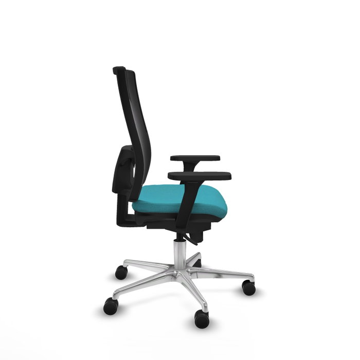 PIQUERAS Y CRESPO Silla de oficina Horna con mecanismo Sincro, Turquesa y Negro PIQUERAS Y CRESPO Silla de oficina Horna con mecanismo Sincro, Turquesa y Negro