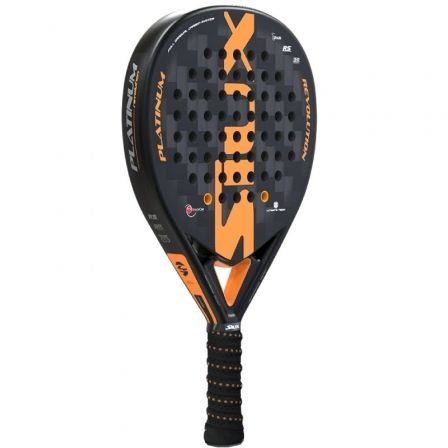 Siux Pala de Pádel Platinum Revolution 24K Negra y Naranja Carbono Alta Potencia y Control