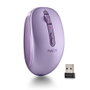 NGS Fog Dual Ratón Ergonómico Inalámbrico Púrpura