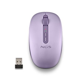 NGS FOG DUAL PURPLE Ratón Ergonómico Inalámbrico Silencioso