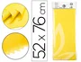 Liderpapel Papel seda 52x76cm 18g/m2 bolsa 5 hojas amarillo