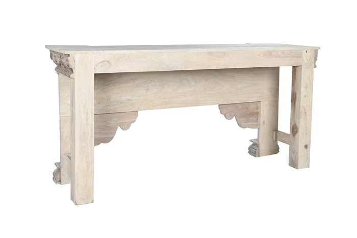 DKD Home Decor Consola 54 x 91 x 182 cm Blanco Mango