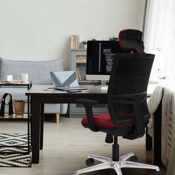 PIQUERAS Y CRESPO Silla de oficina Yunquera con mecanismo Sincro Gris claro y Negro PIQUERAS Y CRESPO Silla de oficina Yunquera con mecanismo Sincro Gris claro y Negro