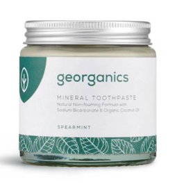 GEORGANICS Dentifrico Mineral Hierbabuena Crema 120Ml Vegano Sin Fluor
