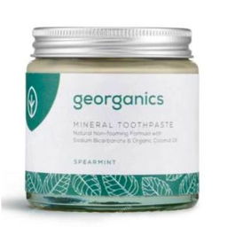 GEORGANICS Dentifrico Mineral Hierbabuena Crema 120Ml Vegano Sin Fluor