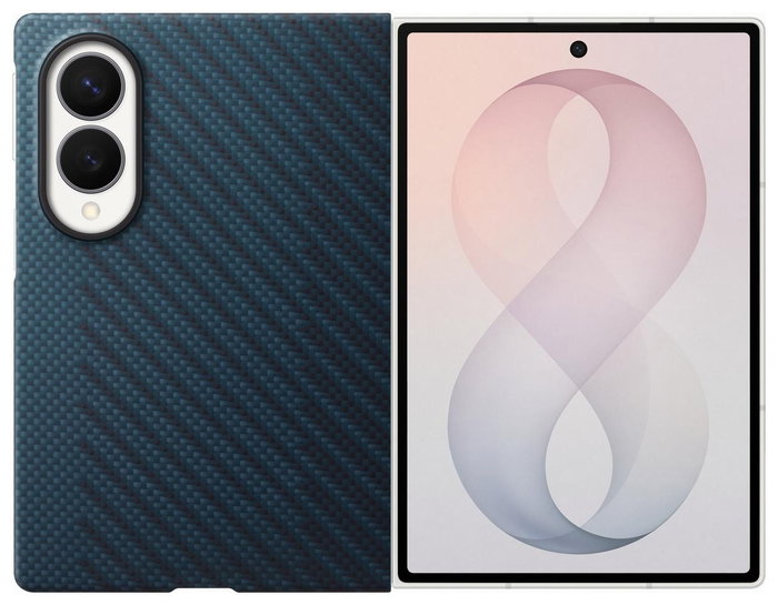 Samsung Carbon Magnet Case para Galaxy Z Fold 8, Azul