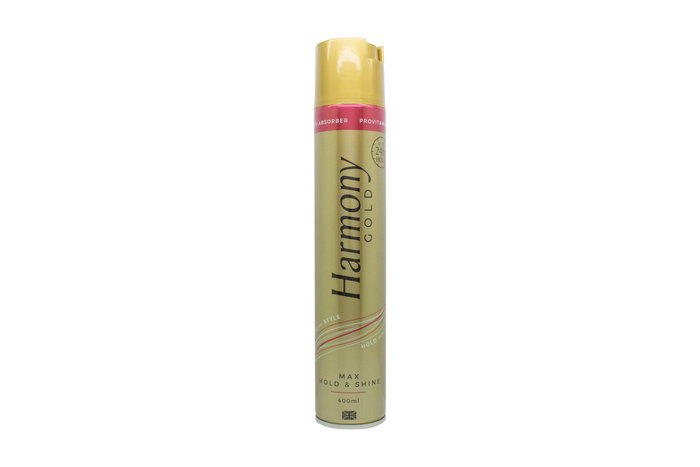 Harmony Gold Max Hold Shine Argan Oil Hairspray 400ml