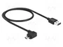 DeLOCK Cable USB 2.0 Tipo A a Micro-USB B 0,5 m Negro
