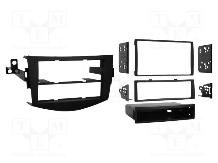 ACV Bastidor de montaje de radio 2 DIN para Toyota RAV4 (2006-2013) Negro ACV Bastidor de montaje de radio 2 DIN para Toyota RAV4 (2006-2013) Negro