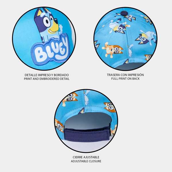 Cerdá Gorra Visera Curva T53C:53 Cm Talla 53 cm para Niños de 2 a 8 Años Color Azul
