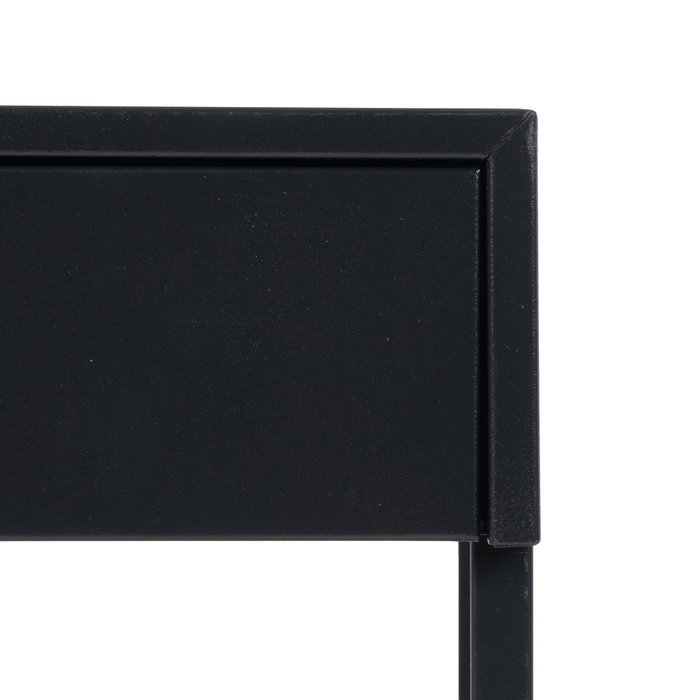 Mesita Negro Acero 43 X 41 X 50 cm