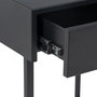 Mesita Negro Acero 43 X 41 X 50 cm