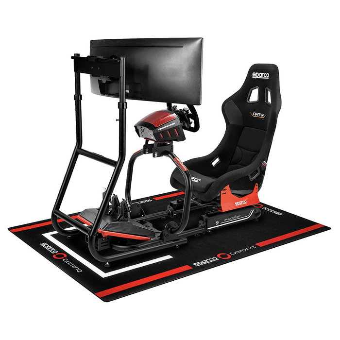 Sparco Alfombra Cockpit 180x120 mm Negro-Rojo S099101NRRS