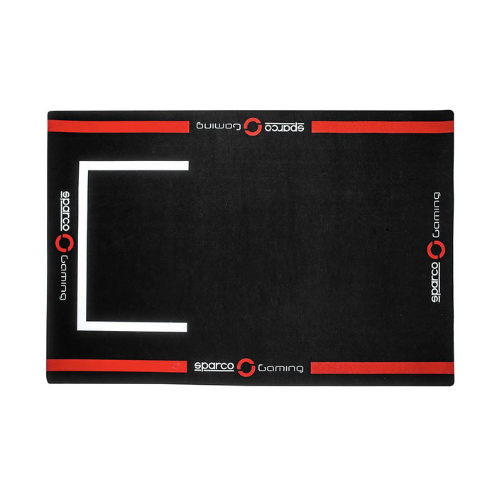 Sparco Alfombra Cockpit 180x120mm Negro/Rojo Sparco Alfombra Cockpit 180x120mm Negro/Rojo