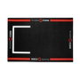 Sparco Alfombra Cockpit 180x120mm Negro/Rojo