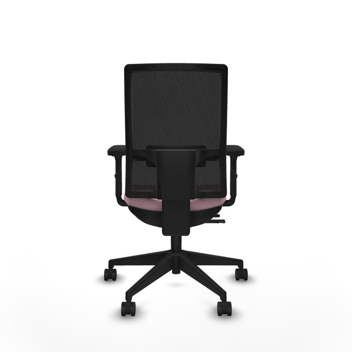 PIQUERAS Y CRESPO Silla de oficina Horna Rosa con mecanismo Sincro/Traslack