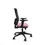 PIQUERAS Y CRESPO Silla de oficina Horna Rosa con mecanismo Sincro/Traslack