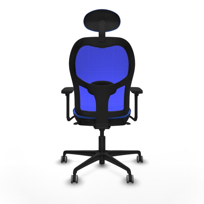 PIQUERAS Y CRESPO Silla de oficina Jorquera Azul con Mecanismo Sincro