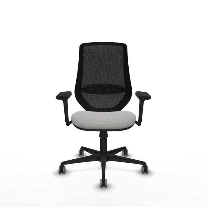 PIQUERAS Y CRESPO Silla de oficina Mardos con mecanismo Sincro, Gris claro y Negro PIQUERAS Y CRESPO Silla de oficina Mardos con mecanismo Sincro, Gris claro y Negro