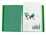 Liderpapel Carpeta de fundas DIN A4 verde translúcido