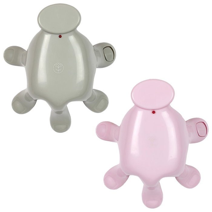 Cosmetic Club Masajeador de Mano Vibratorio para Relajación | Rosa, Gris | 13x16.5cm