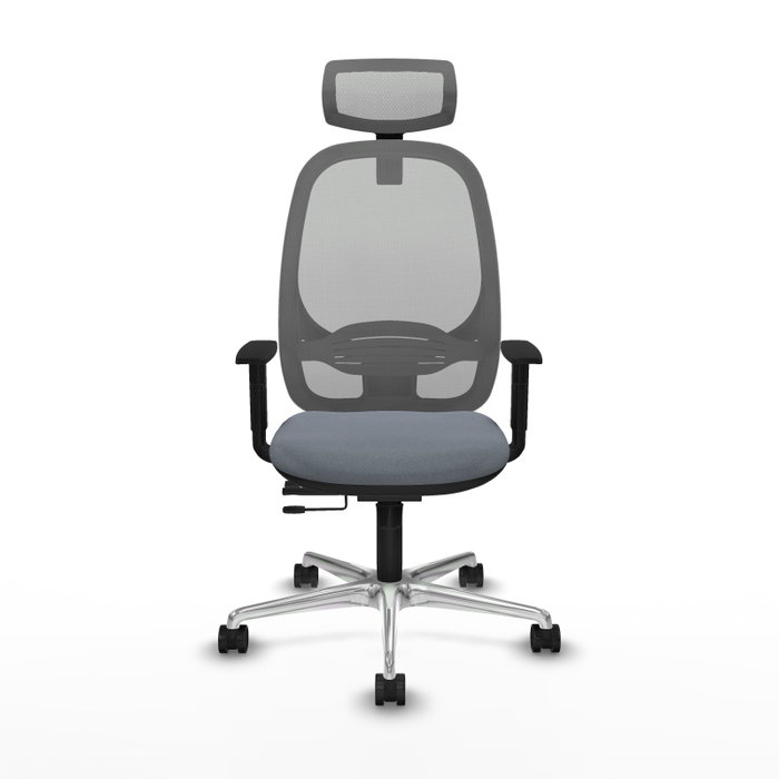 PIQUERAS Y CRESPO Silla de oficina Cilanco Gris con Mecanismo Sincro/Traslack