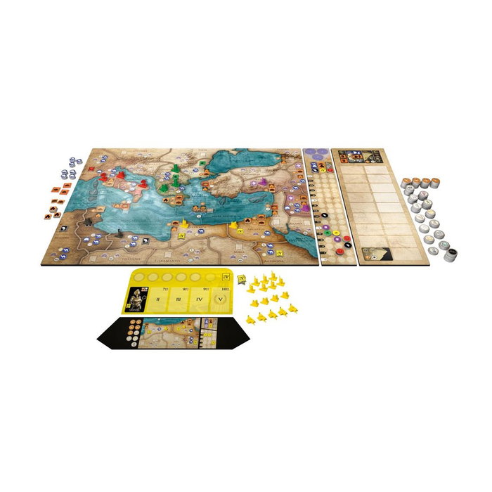 Asmodee Mare Nostrum: Empires Juego de Mesa Estratégico Edad Antigua para 2-4 Jugadores, 60-240 Minutos, +14 Años (Inglés)