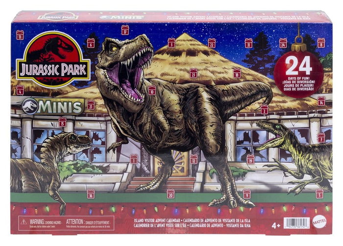 Mattel Jurassic Park Minis Calendario de Adviento Island Visitor Mattel Jurassic Park Minis Calendario de Adviento Island Visitor
