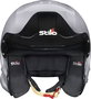 Casco Venti Trophy Jet Con Clips Hans Composite Snell2020 Fia 8859-15 Fia Gris-Interior Negro 55 STIAA0112AG2T55