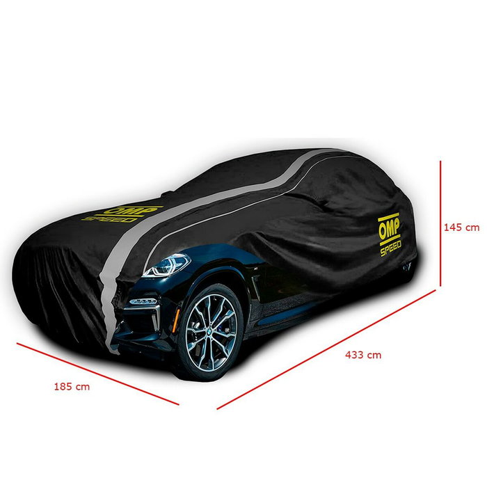 OMP Funda Cubre Coches Speed SUV Impermeable 4 Capas Talla M