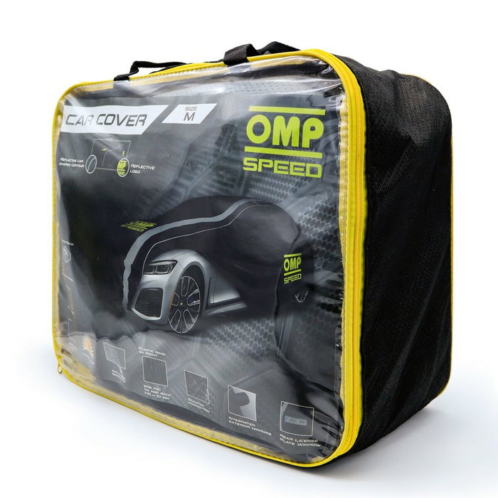 OMP Funda Cubre Coches Speed SUV Impermeable 4 Capas Talla M