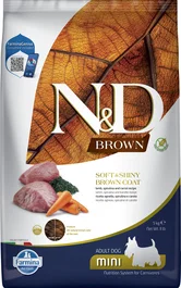 Farmina N&D Brown Dog Cordero Spirulina Mini 5 kg Alimento para Perros