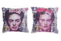 DKD Home Decor Cojín Frida Surtido de 2 Unidades Multicolor