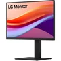 LG 24BA55W-B Monitor Profesional IPS 24" WUXGA 1920x1200 16:10, Base Ergonómica Regulable en Altura, Hub USB 3.2, Altavoces, HDR10, sRGB 99%