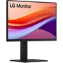 LG 24BA55W-B Monitor Profesional IPS 24" WUXGA 1920x1200 16:10, Base Ergonómica Regulable en Altura, Hub USB 3.2, Altavoces, HDR10, sRGB 99%