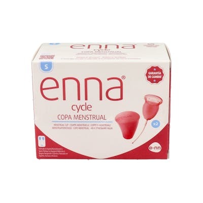 Enna Cycle Copa Menstrual Talla S 2 Copas + Caja Esterilizadora Enna Cycle Copa Menstrual Talla S 2 Copas + Caja Esterilizadora