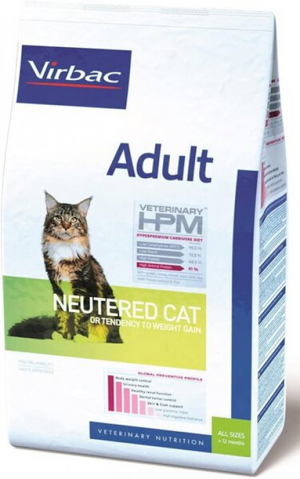 Virbac HPM Adult Neutered Cat 1.5 kg