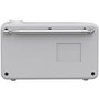 Kenwood CR-M25DAB Radio Portátil DAB+ con Bluetooth y Alerta ASA, Blanco