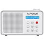 Kenwood CR-M25DAB Radio Portátil DAB+ con Bluetooth y Alerta ASA, Blanco