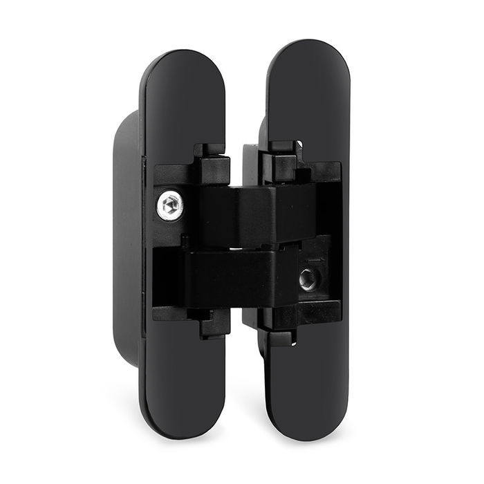 HERRAJES ALK Bisagra Invisible WING 110 5x60mm Apertura 180° Soporta 45Kg Ajuste 3D Puertas Interiores Negro Mate Blanco Mate Níquel Satinado HERRAJES ALK Bisagra Invisible WING 110 5x60mm Apertura 180° Soporta 45Kg Ajuste 3D Puertas Interiores Negro Mate Blanco Mate Níquel Satinado