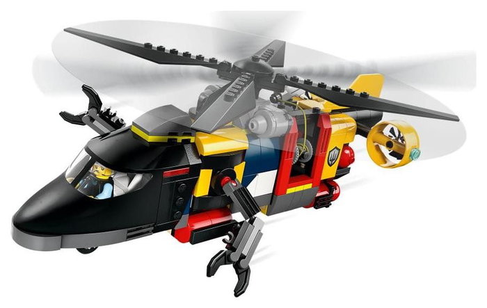 LEGO City Remix Helicóptero, Camión de Bomberos y Submarino 60462 LEGO City Remix Helicóptero, Camión de Bomberos y Submarino 60462