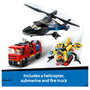 LEGO City Remix Helicóptero, Camión de Bomberos y Submarino 60462