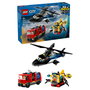 LEGO City Remix Helicóptero, Camión de Bomberos y Submarino 60462