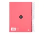 Antartik Cuaderno Espiral A5 Micro 120 Hojas Liso Color Coral