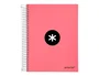 Antartik Cuaderno Espiral A5 Micro 120 Hojas Liso Color Coral