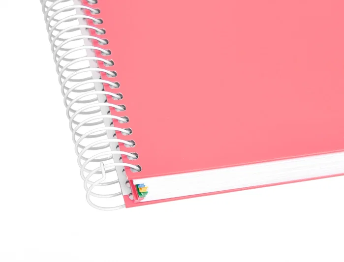 Antartik Cuaderno Espiral A5 Micro 120 Hojas Liso Color Coral