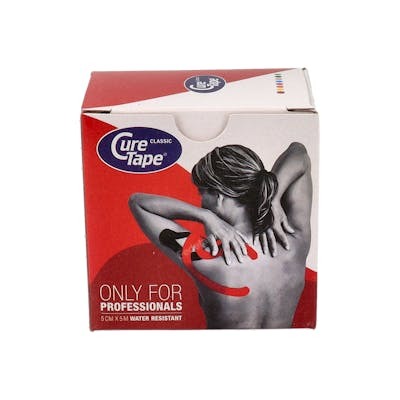 CURE TAPE vendaje neuromuscular rojo (5cm x 5m)