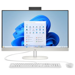 HP AIO All-in-One PC 27-cr2150ng con Pantalla 27", AMD Ryzen 5 5625U, 16GB RAM, 512GB SSD, Windows 11 Home